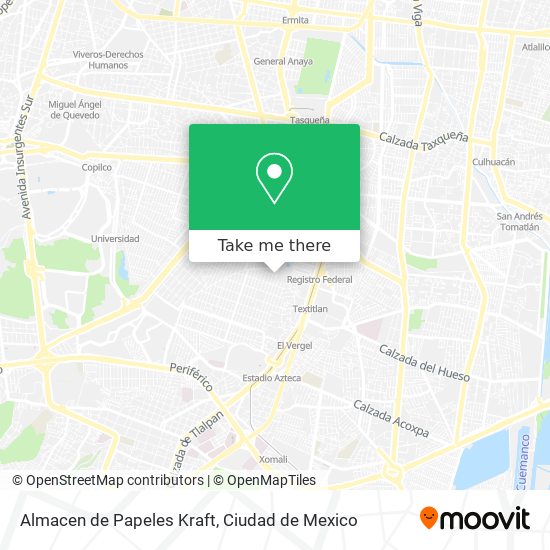 Mapa de Almacen de Papeles Kraft