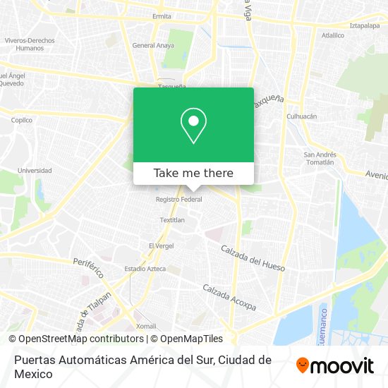 Mapa de Puertas Automáticas América del Sur