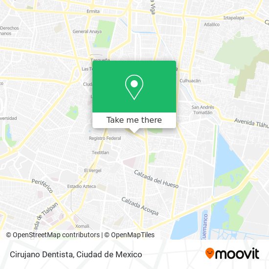 Mapa de Cirujano Dentista