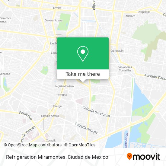 Mapa de Refrigeracion Miramontes