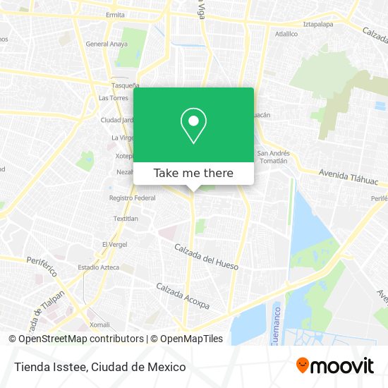 Tienda Isstee map