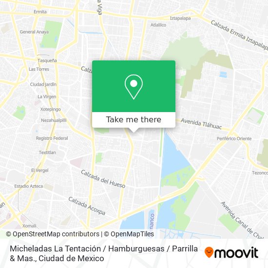Micheladas La Tentación / Hamburguesas / Parrilla & Mas. map