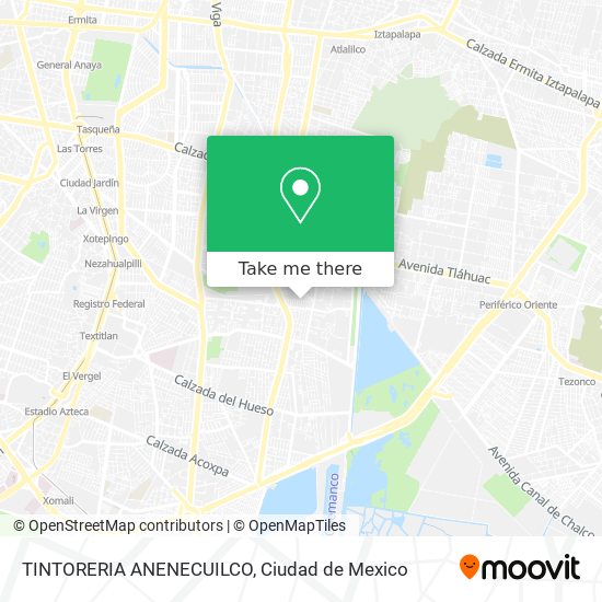 TINTORERIA ANENECUILCO map