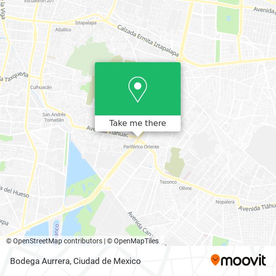 Bodega Aurrera map