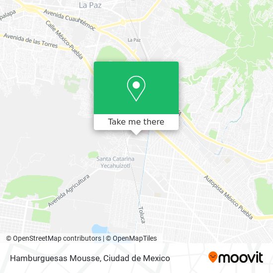 Mapa de Hamburguesas Mousse