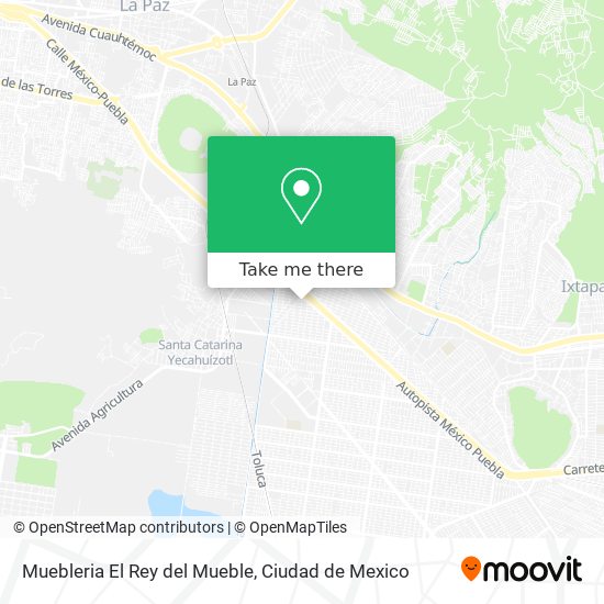 Muebleria El Rey del Mueble map