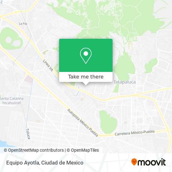 Mapa de Equipo Ayotla