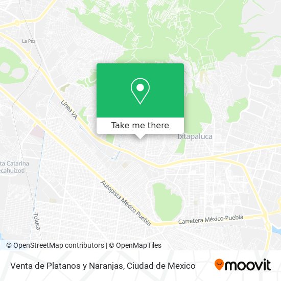 Venta de Platanos y Naranjas map