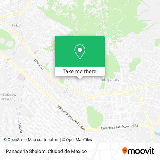 Mapa de Panaderia Shalom