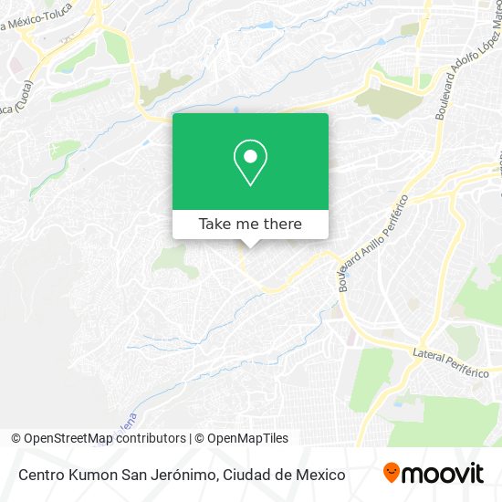 Mapa de Centro Kumon San Jerónimo