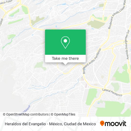 Mapa de Heraldos del Evangelio - México