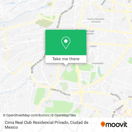 Mapa de Cima Real Club Residencial Privado