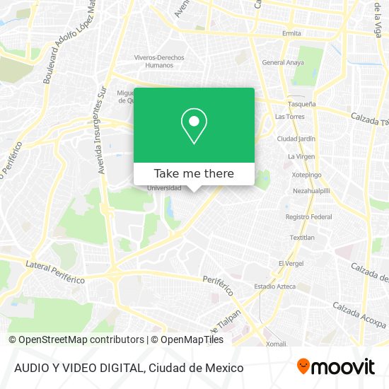 AUDIO Y VIDEO DIGITAL map