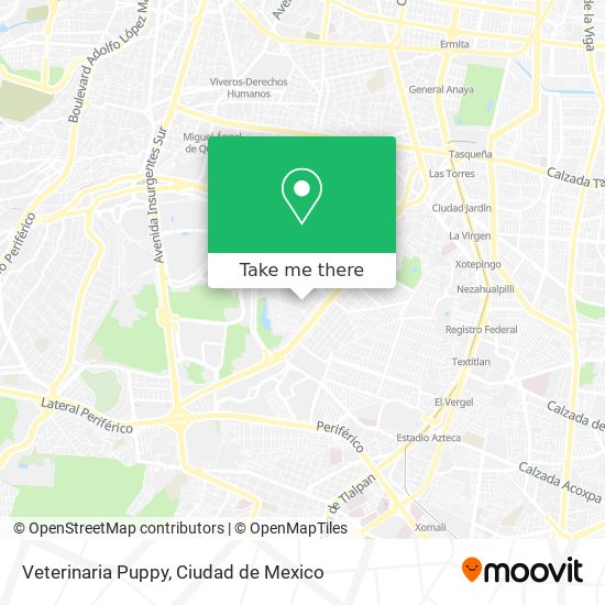 Veterinaria Puppy map