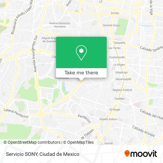 Mapa de Servicio SONY