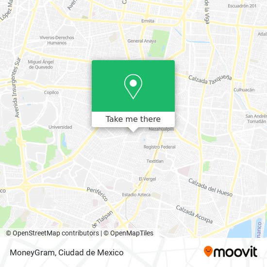 MoneyGram map