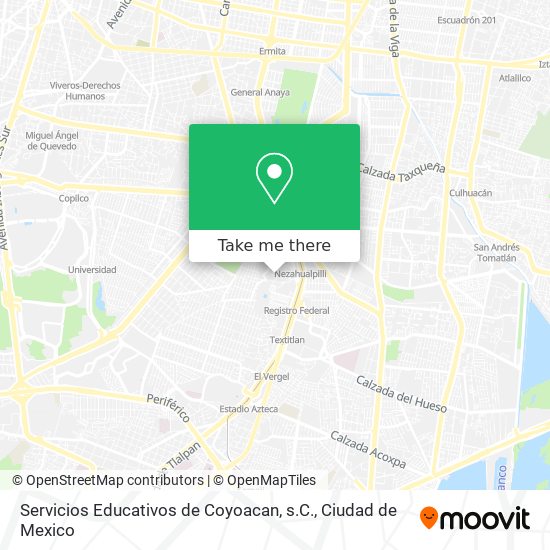 Servicios Educativos de Coyoacan, s.C. map