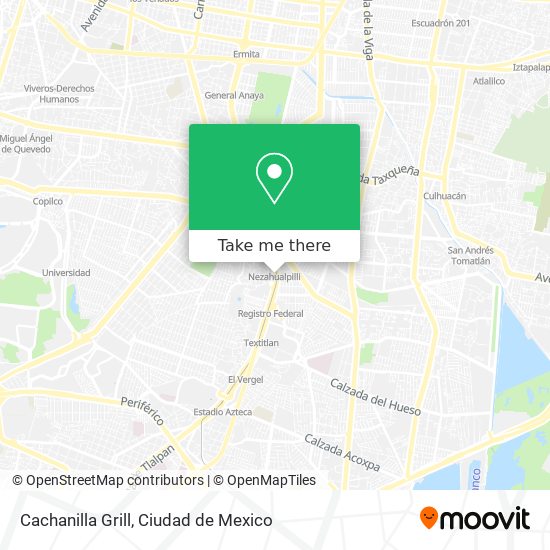 Cachanilla Grill map