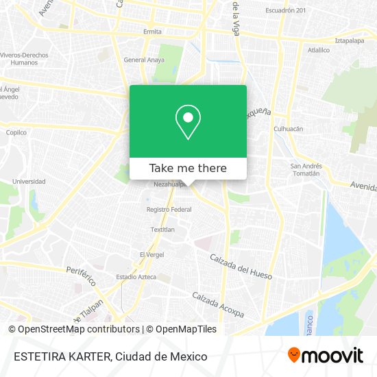 ESTETIRA KARTER map