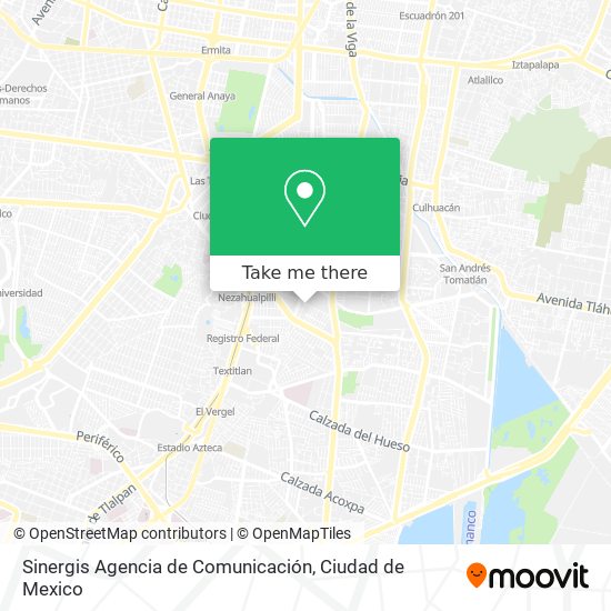 Sinergis Agencia de Comunicación map