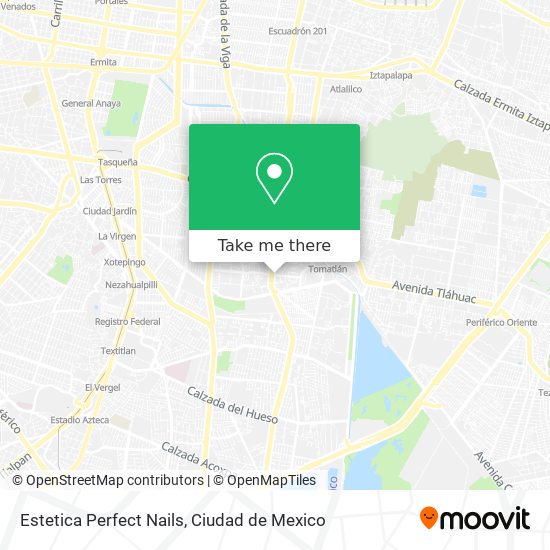 Estetica Perfect Nails map