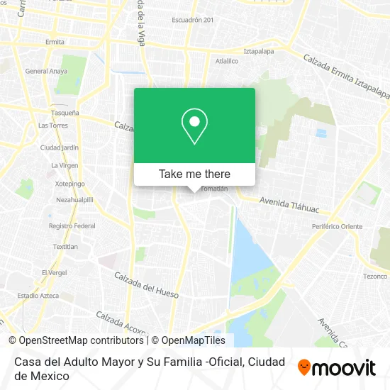 Casa del Adulto Mayor y Su Familia -Oficial map