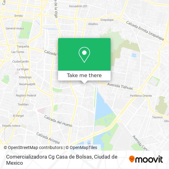 Mapa de Comercializadora Cg Casa de Bolsas