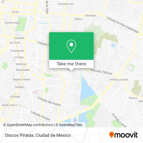 Discos Piratas map