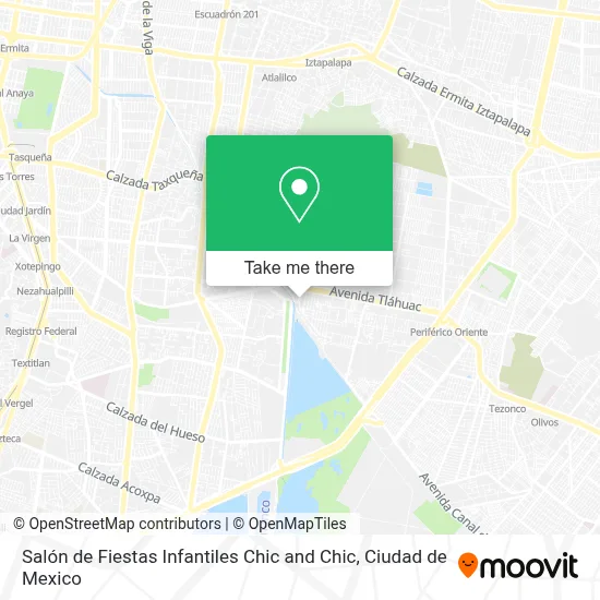 Salón de Fiestas Infantiles Chic and Chic map