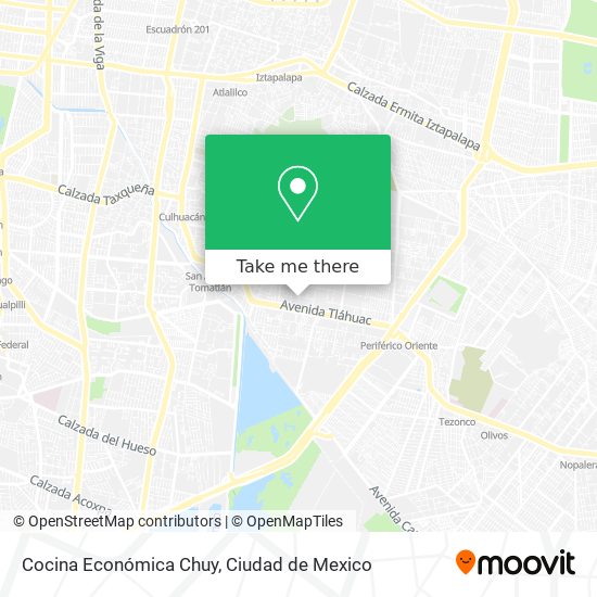 Cocina Económica Chuy map