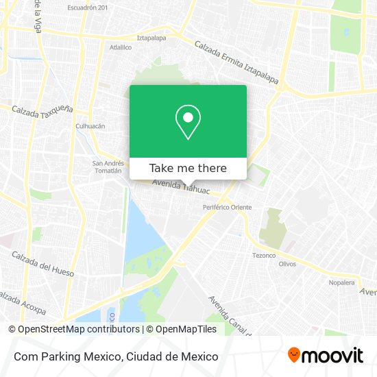 Com Parking Mexico map