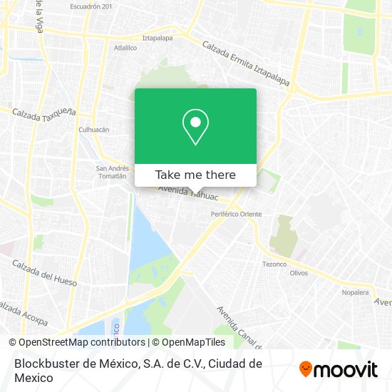 Blockbuster de México, S.A. de C.V. map