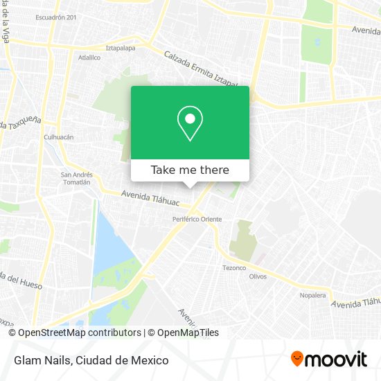 Glam Nails map