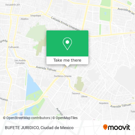 BUFETE JURIDICO map