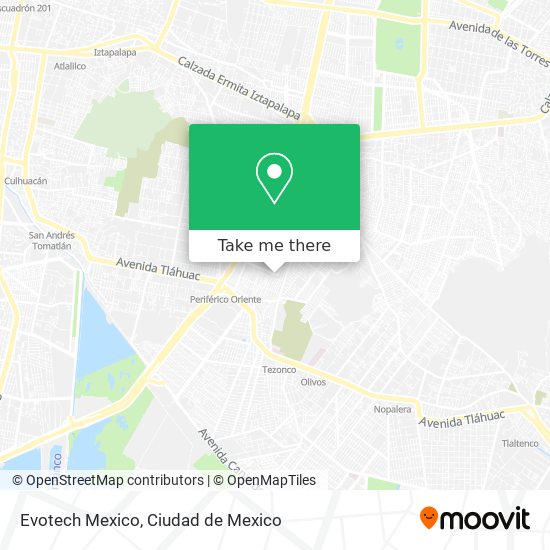 Evotech Mexico map
