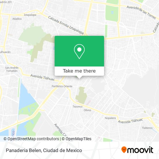 Panaderia Belen map