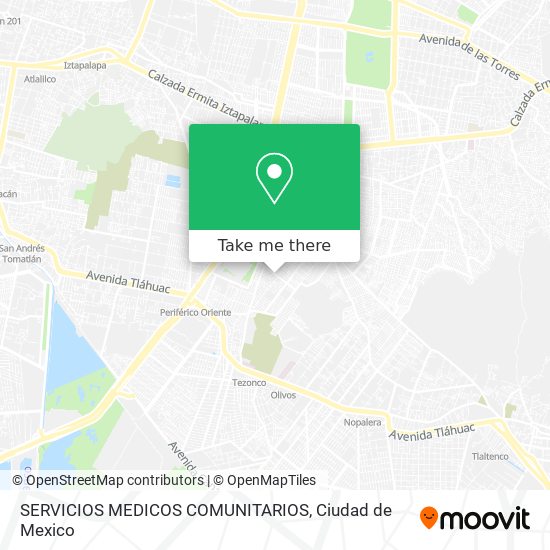 SERVICIOS MEDICOS COMUNITARIOS map