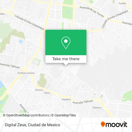 Mapa de Digital Zeus