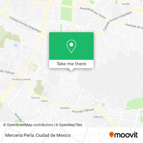 Merceria Perla map