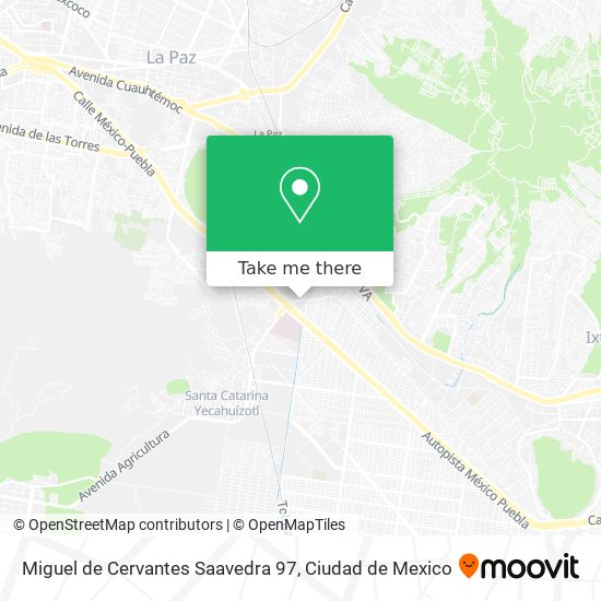 Miguel de Cervantes Saavedra 97 map