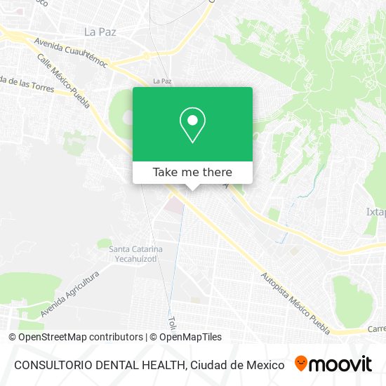 Mapa de CONSULTORIO DENTAL HEALTH