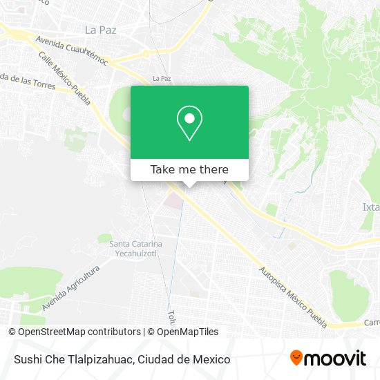 Sushi Che Tlalpizahuac map