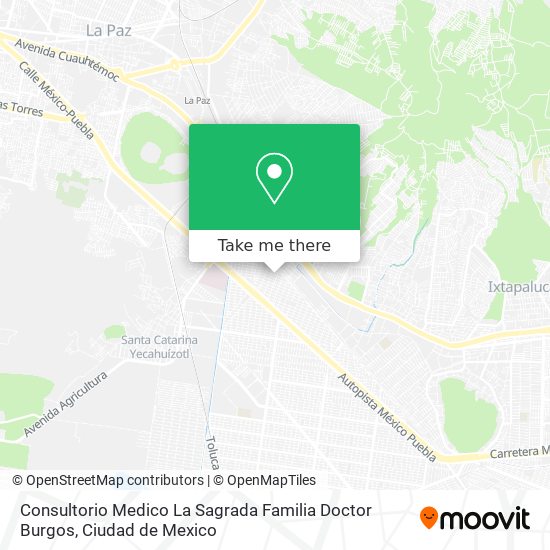 Consultorio Medico La Sagrada Familia Doctor Burgos map