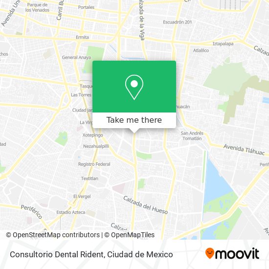 Consultorio Dental Rident map