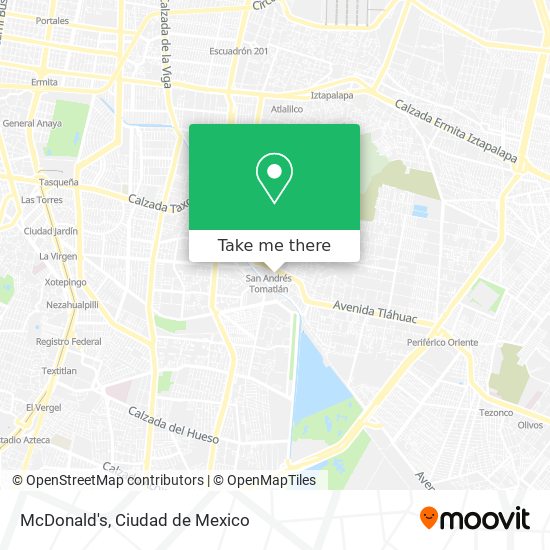 McDonald's map