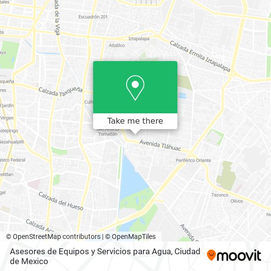 Asesores de Equipos y Servicios para Agua map