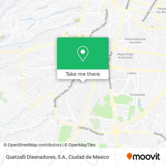Quetzalli Disenadores, S.A. map