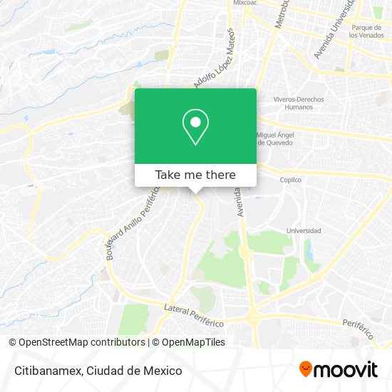 Citibanamex map