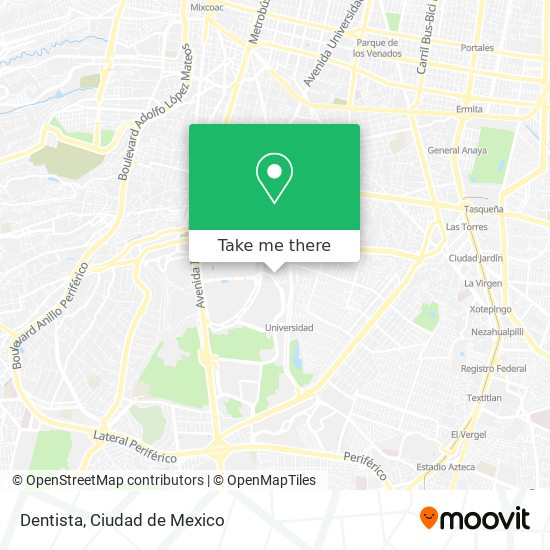 Mapa de Dentista