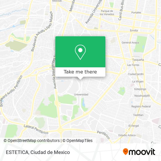 ESTETICA map